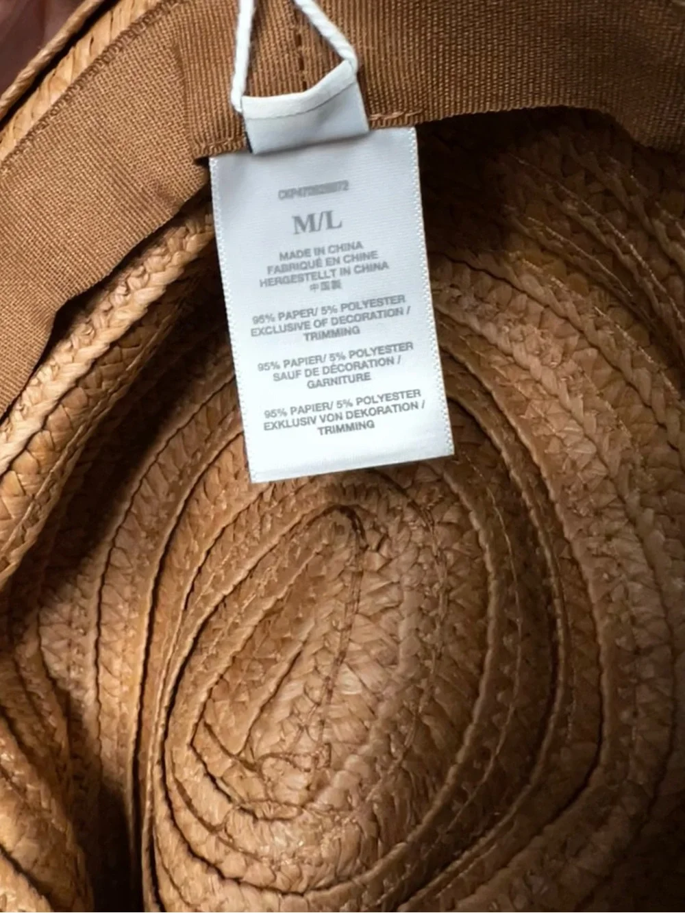Madewell packable straw
